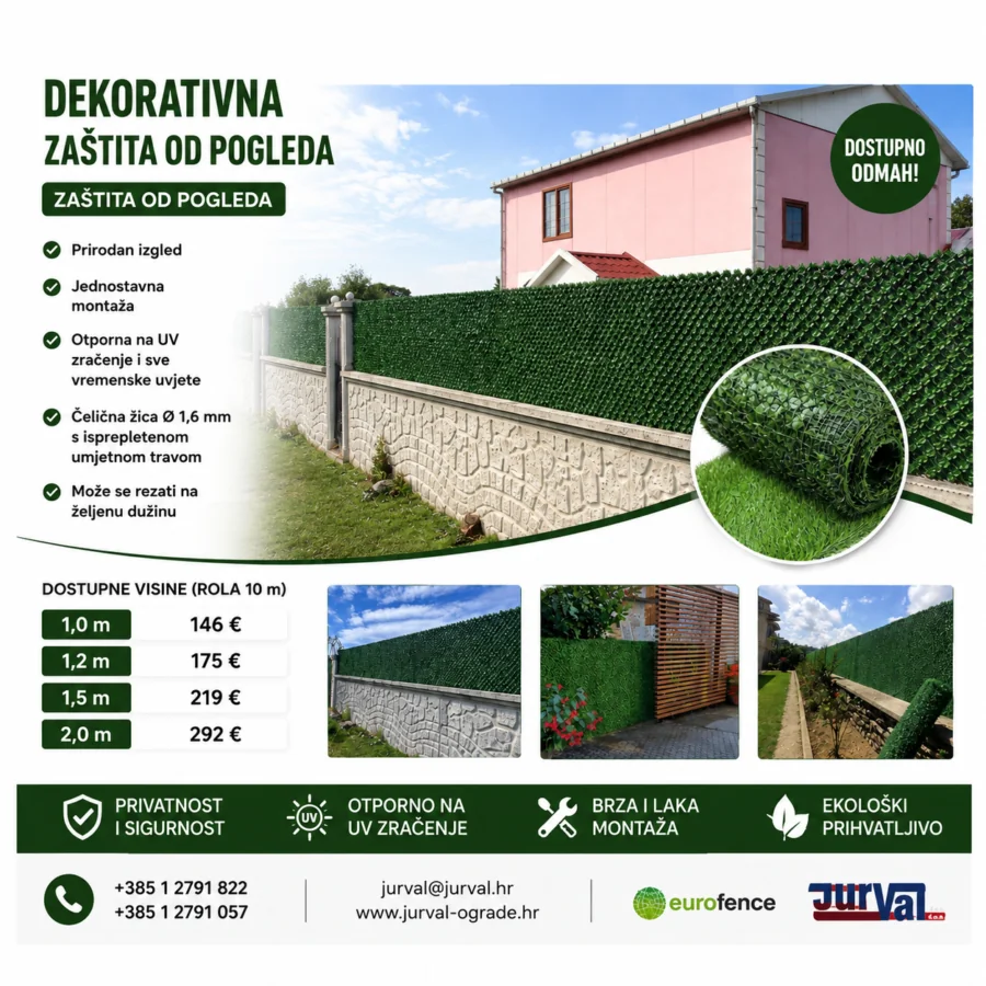 Dekorativna zaštita od pogleda - Jurval ograde
