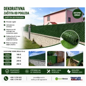 Dekorativna zaštita od pogleda - Jurval ograde 