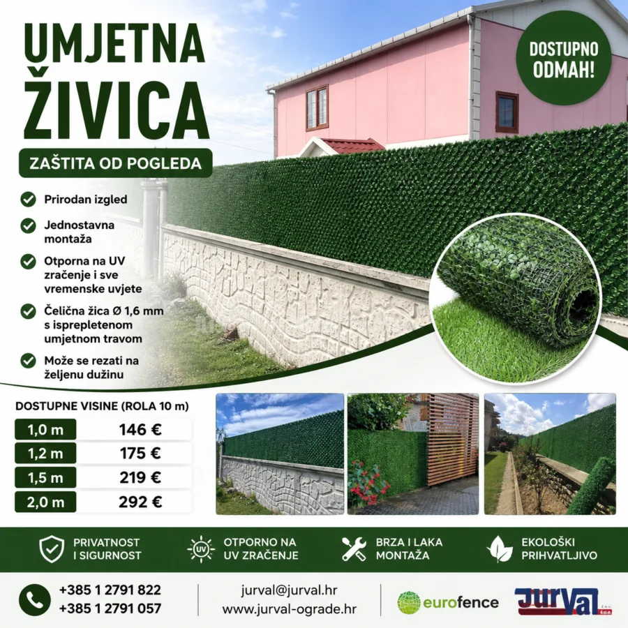 Dekorativna zaštita od pogleda - Jurval ograde 